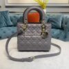 Replica Dior Lady Dior Medium Flap Cover Quilted in Cannage Lambskin L 11