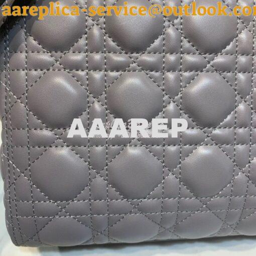 Replica Dior Lady Dior Medium Flap Cover Quilted in Cannage Lambskin L 3