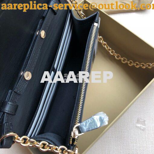 Replica Burberry Leather and House Check Wallet with Detachable Strap 8