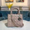 Replica Dior Lady Dior Medium Flap Cover Quilted in Cannage Lambskin L 10