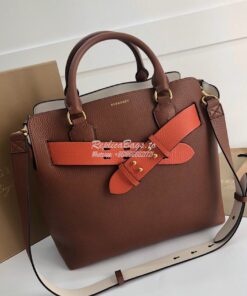 Replica Burberry The Medium Leather Belt Bag 40767231 Tan