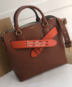 Replica Burberry The Medium Leather Belt Bag 40767231 Tan 2