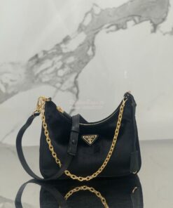 Replica Prada Re-Edition velvet mini-bag 1BC204 2