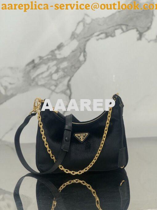 Replica Prada Re-Edition velvet mini-bag 1BC204 2