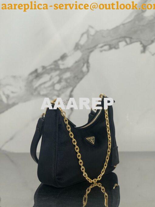 Replica Prada Re-Edition velvet mini-bag 1BC204 4