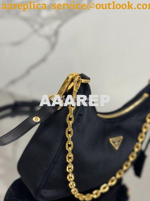 Replica Prada Re-Edition velvet mini-bag 1BC204 5