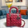 Replica Dior Lady Dior Medium Flap Cover Quilted in Cannage Lambskin L 10