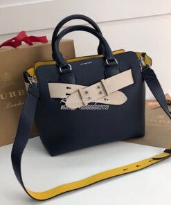 Replica Burberry The Small Leather Belt Bag 40767311 Blue