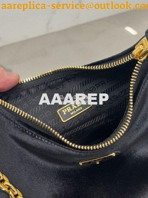 Replica Prada Re-Edition velvet mini-bag 1BC204 10