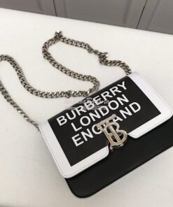 Replica Burberry TB Montage Logo Print Leather Bag 80103351 2