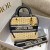 Replica Dior Lady D-Joy Bag Blue Cannage Denim M0540 14