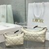 Replica Dior Small Medium DiorTravel Nomad Pouch Black Macrocannage Ca 20