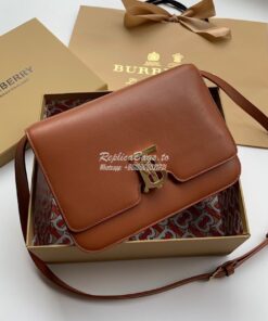 Replica Burberry TB Leather Bag 80103351 Tan