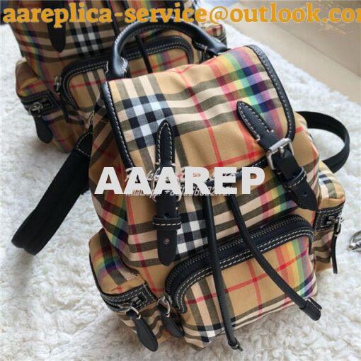 Replica Burberry Small and Medium Rucksack Vintage Check Rainbow Backp 2