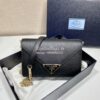 Replica Prada Small Logo Ricamo Jacquard Tote 1BA343 Blue 13