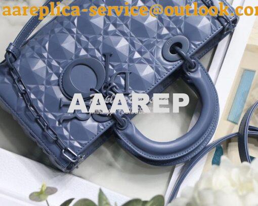 Replica Dior Lady D-Joy Bag Denim Cannage Calfskin with Diamond Motif 5