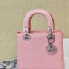 Replica Dior Lady Dior My ABCdior Lambskin Bag with Tonal Enamel Charm 11