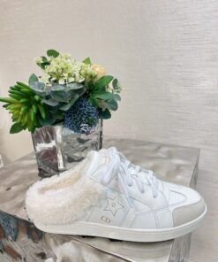 Replica Dior Men Female Star Sneaker Calfskin and Shearling KCK369