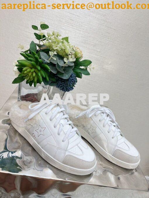 Replica Dior Men Female Star Sneaker Calfskin and Shearling KCK369 3