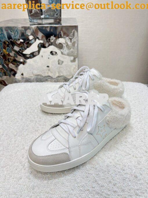 Replica Dior Men Female Star Sneaker Calfskin and Shearling KCK369 4