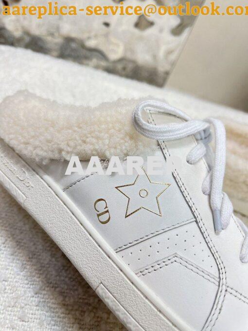 Replica Dior Men Female Star Sneaker Calfskin and Shearling KCK369 6