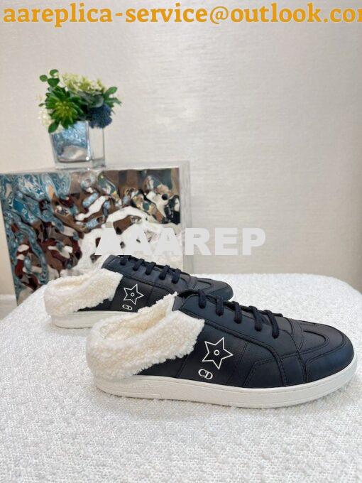 Replica Dior Men Female Star Sneaker Calfskin and Shearling KCK369 10