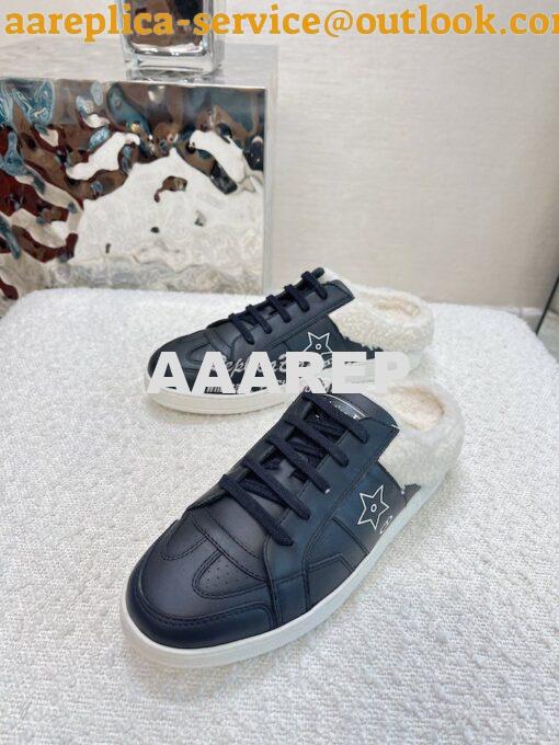 Replica Dior Men Female Star Sneaker Calfskin and Shearling KCK369 12