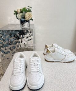 Replica Dior Men Female One Sneaker with Oblique Perforated Calfskin K