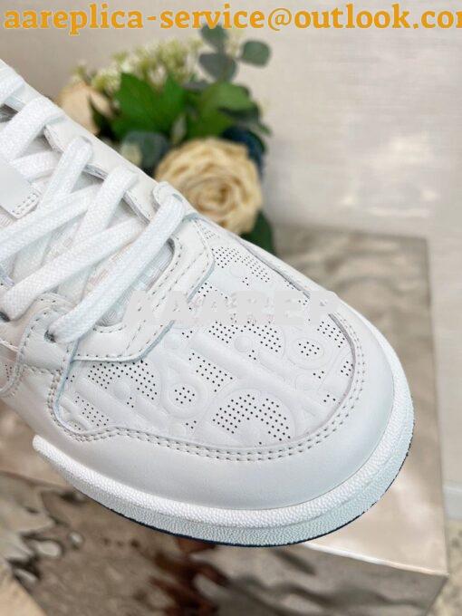 Replica Dior Men Female One Sneaker with Oblique Perforated Calfskin K 7