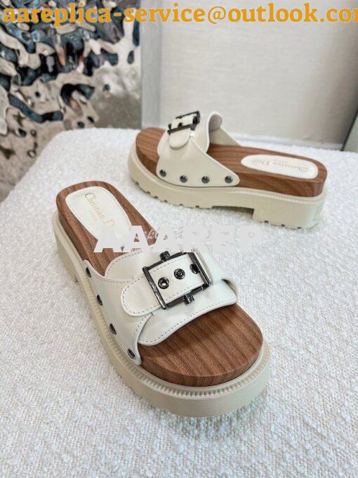 Replica Dior DiorQuake Strap Slide Calfskin KCQ717 6