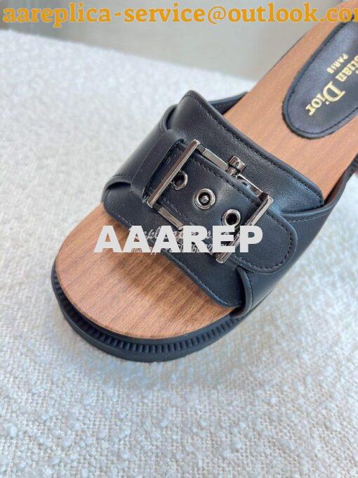 Replica Dior DiorQuake Strap Slide Calfskin KCQ717 11