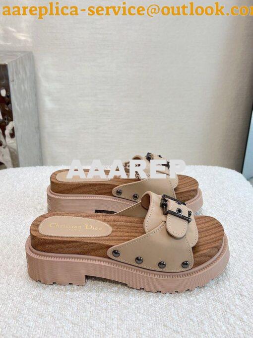 Replica Dior DiorQuake Strap Slide Calfskin KCQ717 17