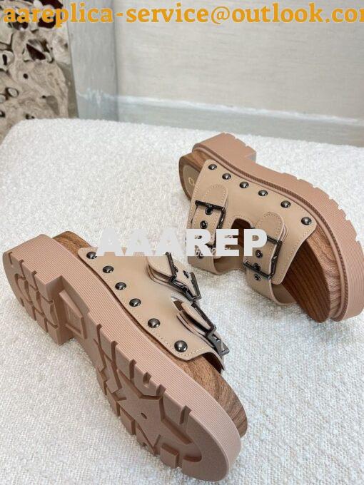 Replica Dior DiorQuake Strap Sandal Calfskin KCQ713 4