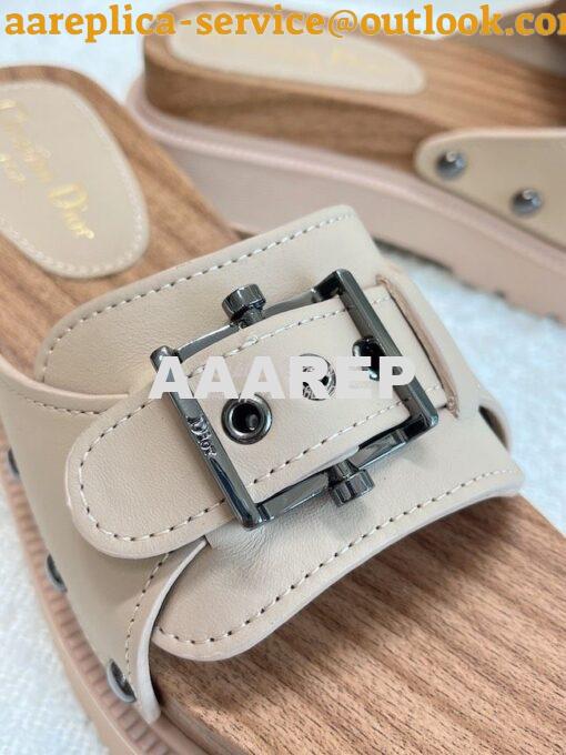 Replica Dior DiorQuake Strap Slide Calfskin KCQ717 18