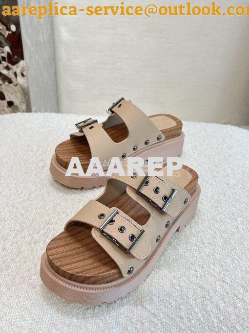 Replica Dior DiorQuake Strap Sandal Calfskin KCQ713 5