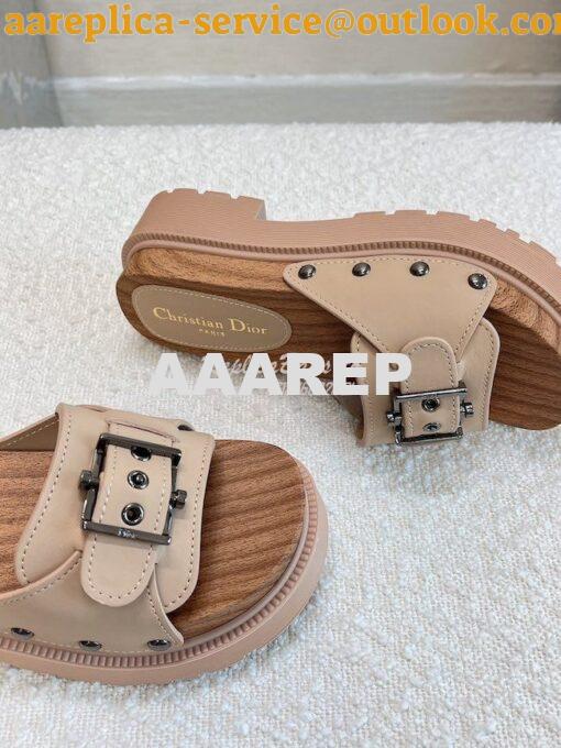 Replica Dior DiorQuake Strap Slide Calfskin KCQ717 20