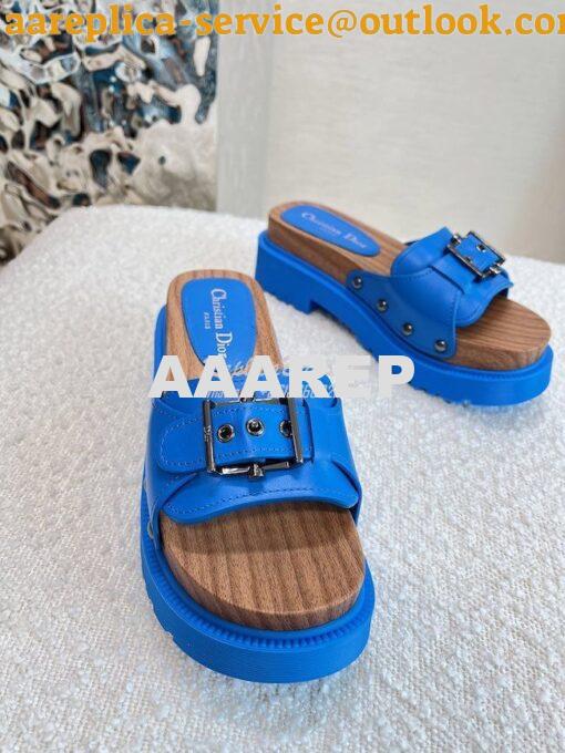 Replica Dior DiorQuake Strap Slide Calfskin KCQ717 35