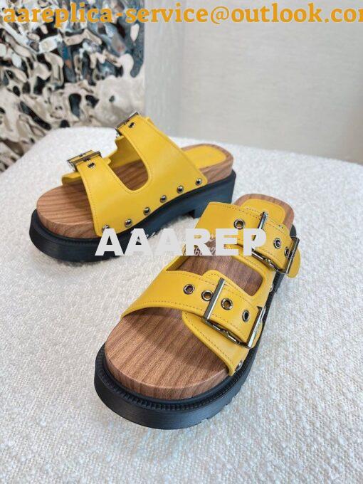 Replica Dior DiorQuake Strap Sandal Calfskin KCQ713 35