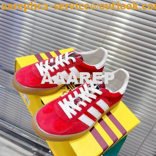 Replica adidas x Gucci Men Female Gazelle sneaker 707847 ii 14