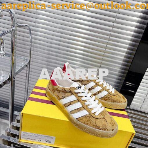 Replica adidas x Gucci Men Female Gazelle sneaker 707847 ii 24