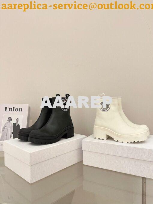 Replica Dior Symbol Ankle Boot Supple Calfskin KCI770