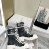 Replica Dior Walk'N'Dior High-top Sneaker White Macramé Embroidered Co 10