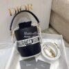 Replica Dior Small Lady Dior My ABCdior Bag Rose Des Vents Cannage Cal 15