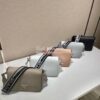 Replica Prada Leather shoulder bag 1BD314 Clay Grey 11