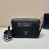 Replica Prada New Medium Camera leather bag 1BH082 Water Lily 11