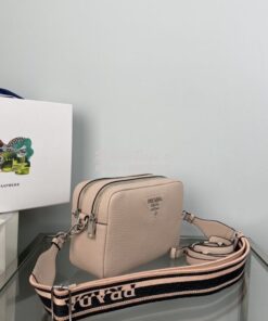 Replica Prada New Medium Camera leather bag 1BH082 Water Lily 2