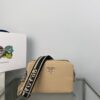 Replica Prada New Medium Camera leather bag 1BH082 White 10