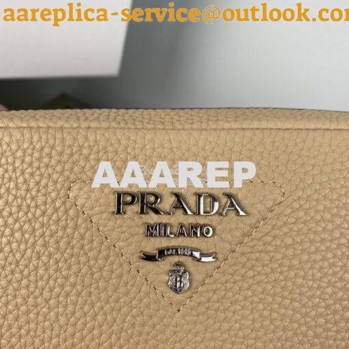 Replica Prada New Medium Camera leather bag 1BH082 Sand 3