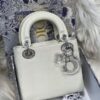 Replica Dior Lizard Leather Mini Lady Dior Bag in Gradient Melon 14