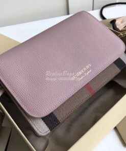 Replica Burberry Leather and House Check Wallet with Detachable Strap 2